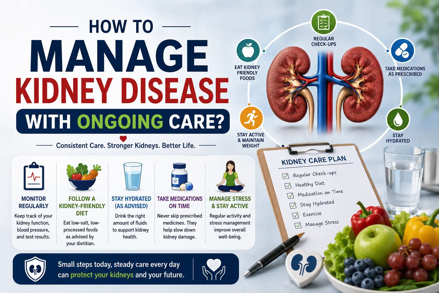 How to Manage Kidney Disease With Ongoing Care?